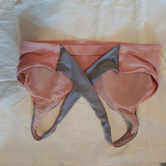 Pink/grey sports bra by Victoria's Secret size L - Picture 2 of 3